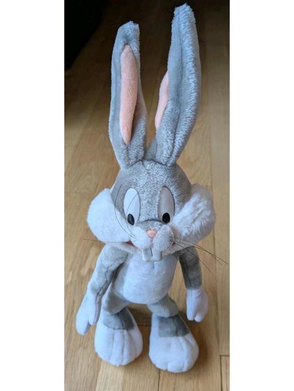 Bugs Bunny 21" Plush Door Greeter Posable Legs Free Standing Tag Cut